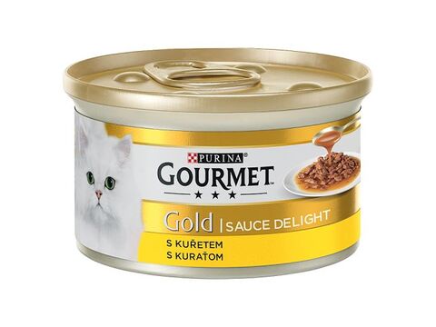 Gourmet gold 85 g Delight kuře ve šťavnaté omáčce  