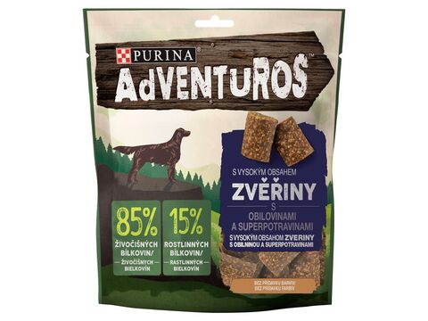 PURINA ADVENTUROS zvěřina, obilovina a brusinky 90 g