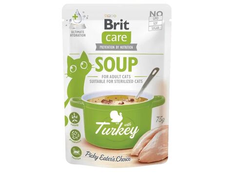 Brit Care Cat Soup with Turkey 75 g