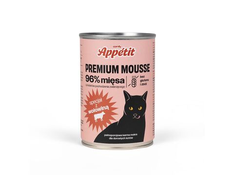 Comfy appetit premium cat hovězí 400g