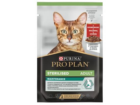 ProPlan Cat sterilised hovezi 85 g