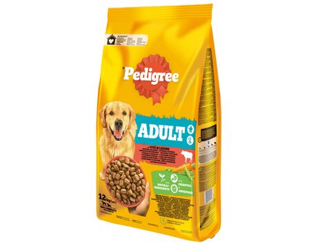 Pedigree Adult s hovězím masem a zeleninou pro velké a střední psy 12 kg