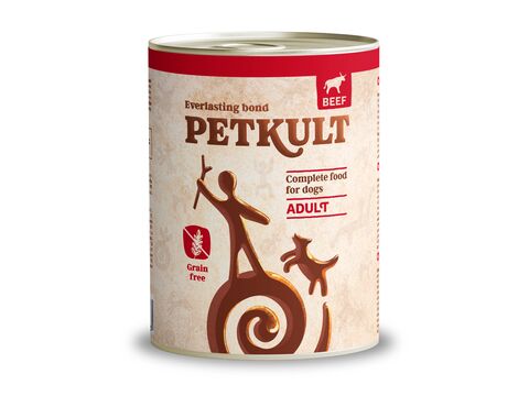 Petkult Adult hovězí 800 g grain free