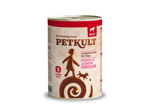 Petkult Junior hovězí 800 g grain free 