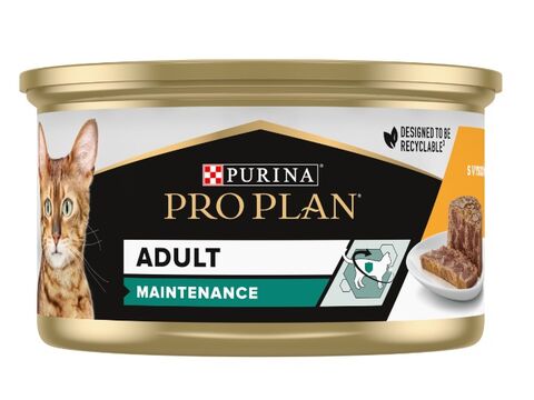 PRO PLAN CAT ADULT kuře v paštice 85 g konzerva   