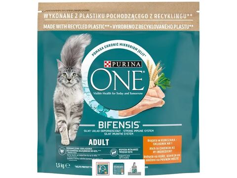 Purina ONE adult cat 1,5 kg kuře a celozrnné obiloviny 