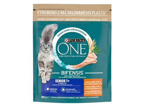 Purina ONE 800g BIFENSIS Senior 7+ s kuřetem a celozrnnými obilovinami 